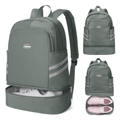 coofay Gym Backpack For Women Waterproof Backpack With Shoe Compartment Lightweight Travel Backpack Sports Backpacks Small Gym Bag - Image 1