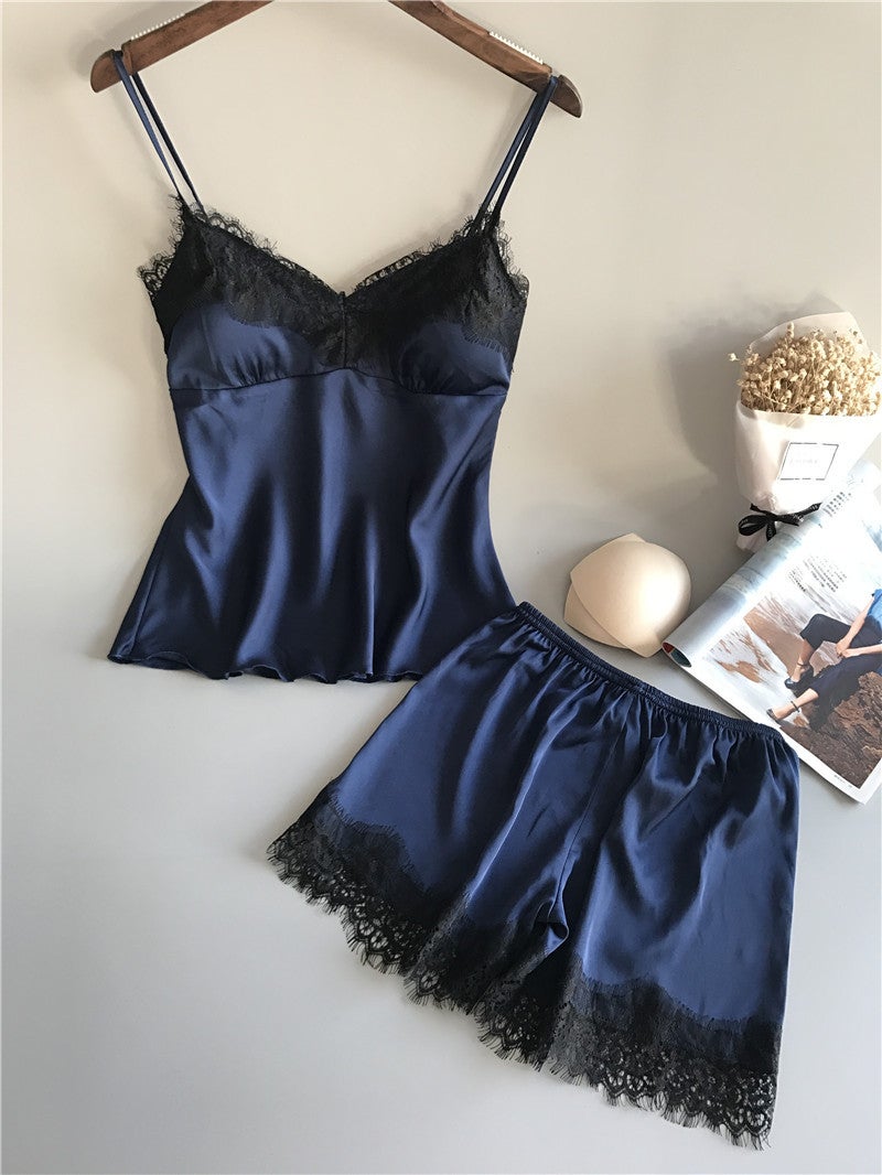 Elegant Lace Trim Nightdress - High-Stretch Comfortable A-Line Sleepwear Nightgown for Women - Image 5