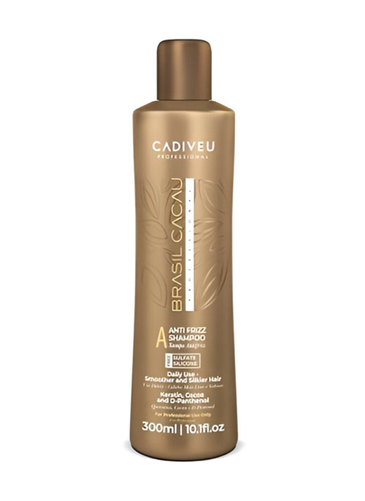 Brasil Cacau Brasil Cacau 10.1oz Anti-Frizz Shampoo – Ultimate Keratin-Enhanced Shine & Smoothness  - Image 1