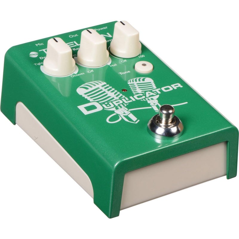 TC Helicon DUPLICATOR Ultra-Simple Vocal Effects Stompbox with Doubling, Reverb and Pitch Correction - Image 1