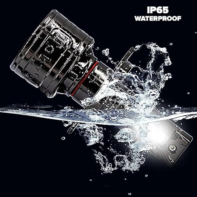 توبيز مجموعة مصابيح أمامية LED TF120، قطعتان، 120 واط، 12000 لومن، سطوع فائق، مع درجة حرارة لون 6500 كلفن H4 - Image 5