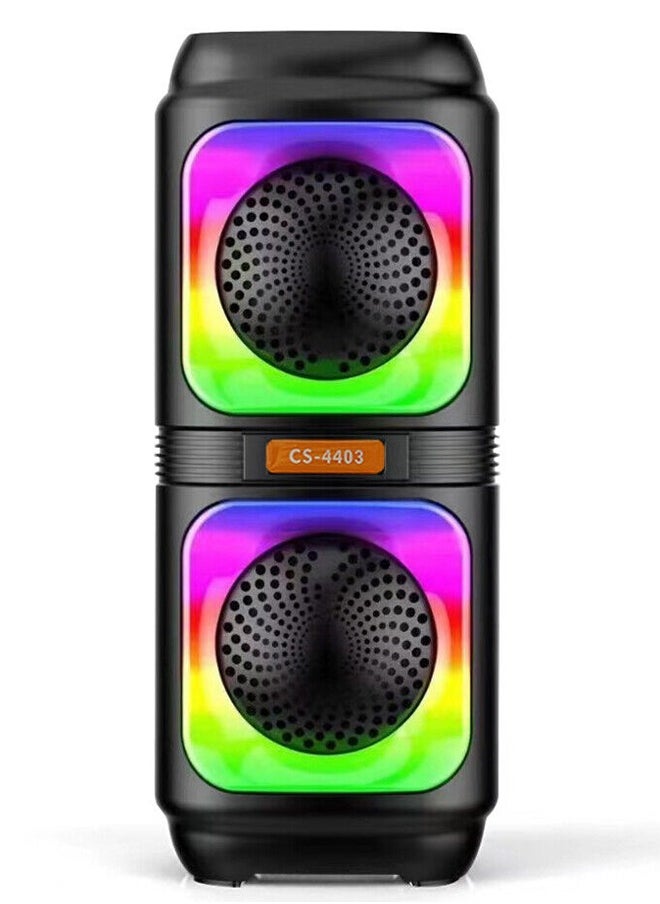 JL Audio - RGB Bluetooth Speaker with FM Radio, USB Port, and TF Card Reader and Microphone Socket Model JL-4405 - Image 1