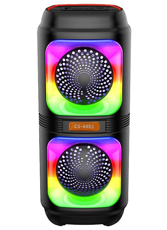 JL Audio - RGB Bluetooth Speaker with FM Radio, USB Port, and TF Card Reader and Microphone Socket Model JL-4405 - Image 1