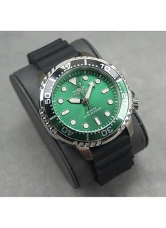 Invicta Pro Diver Men 48Mm Stainless Steel Green Dial Black Strip Black Strip  - Image 2