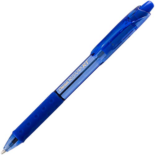 Pentel RSVP RT Colors Retractable Ballpoint Pen, (1.0mm) Medium Line, Barrel, Blue Ink, Box of 12 (BK93CRC-C) - Image 2