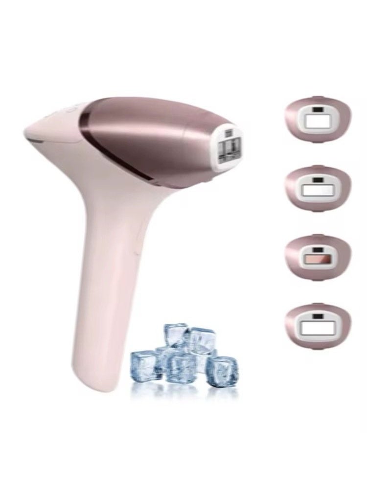 IPL Hair Removal 9000 SenseIQ Technology, 4 Attachments, Face, Body, Bikini, Underarm, Cordless Use Multicolor - Image 2