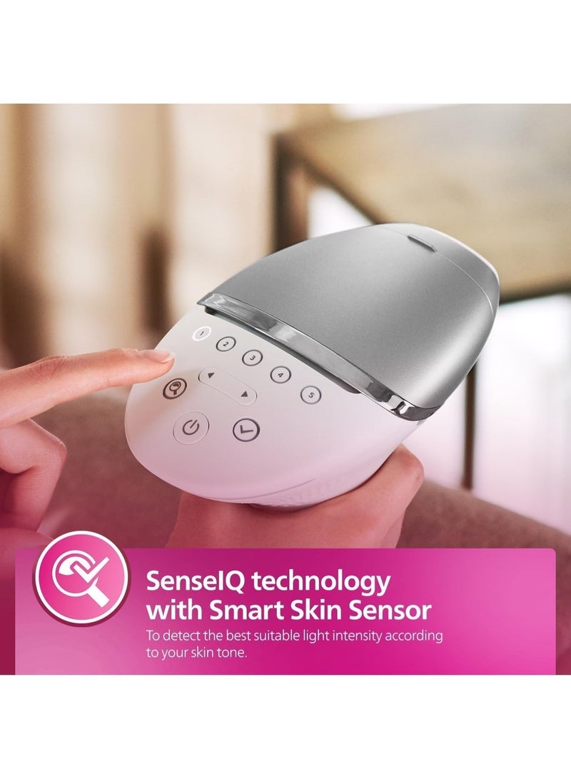IPL Hair Removal 9000 SenseIQ Technology, 4 Attachments, Face, Body, Bikini, Underarm, Cordless Use Multicolor - Image 4