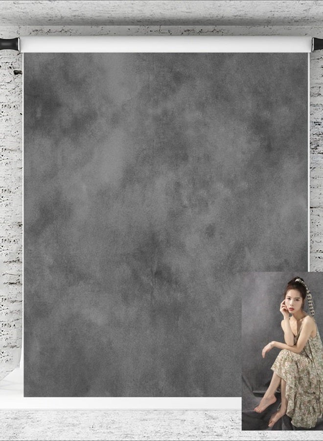 Kate 10ft(W) x10ft(H) Texture Portrait Photography Backdrops for Photographers Microfiber Black Abstract Old Master Photo Backdrop - Image 1