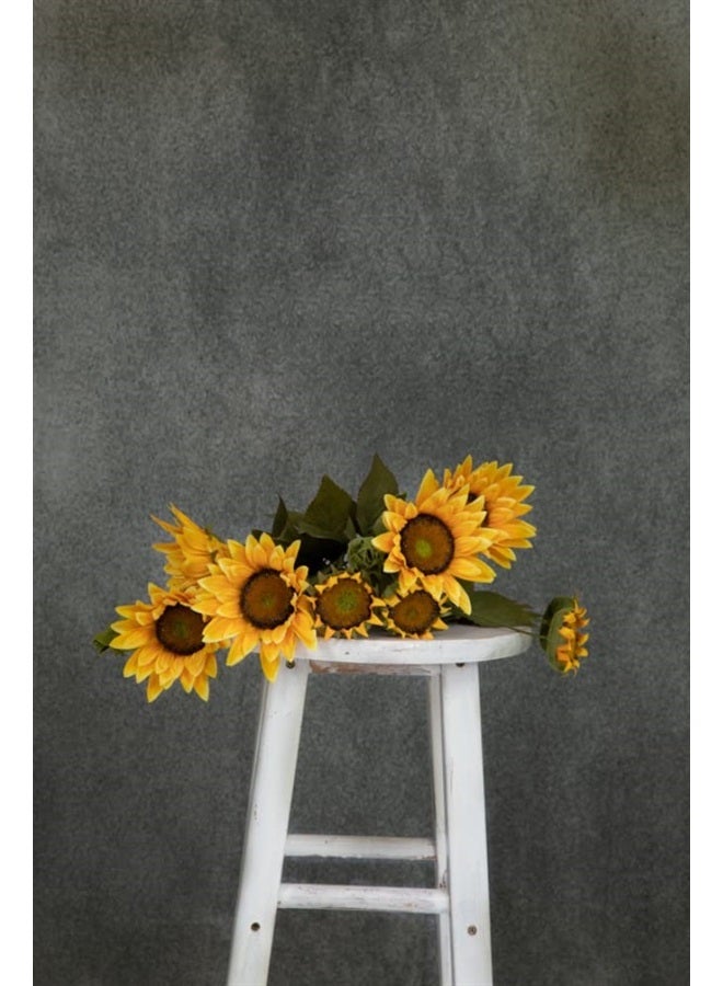 Kate 10ft(W) x10ft(H) Texture Portrait Photography Backdrops for Photographers Microfiber Black Abstract Old Master Photo Backdrop - Image 4