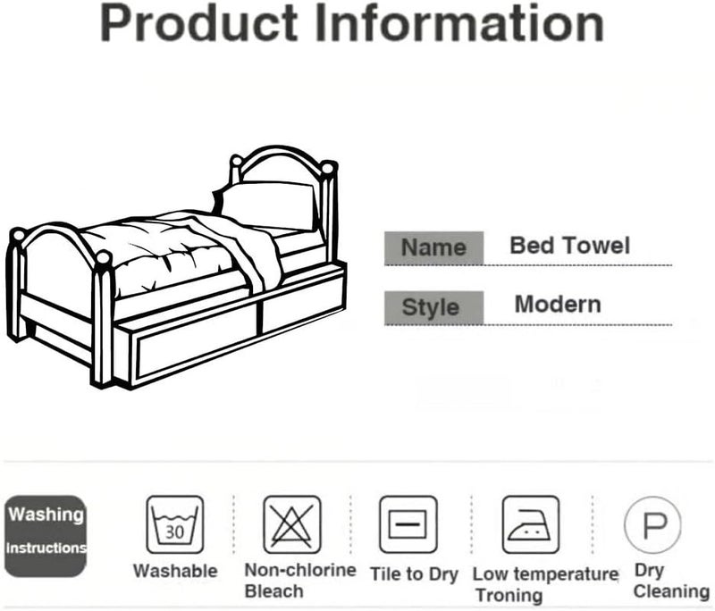 Balanced universal design Bed Runner Bedroom Bedding Scarves for Hotel Wedding Room Home Guesthouse (Pillowcase Included X2)(50X160CM) Low wear optimized build Well-engineered versatile build Cost effective global grade quality Consistent single item quality Temp fluctuation resistant crafted quality Multi item matching Small apartment fit Pre-sale confirmed stock Repeated use resistant selected material Cleaner resistant Reliable durability User friendly optimized build Low dust buildup Flexible sizing options Easy lifting build Ready post purchase fulfill Globally popular universal design Local market compliant trusted quality Fine polished finish High precision lightweight material Wide use selected material Simple upgraded construction All climate suitability Safe material - Image 4