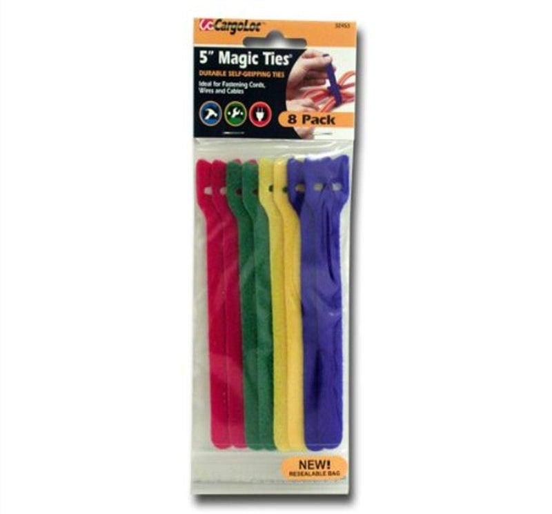 CargoLoc 32453 Colored Magic Ties, 5-Inch x 1/2-Inch - Image 1