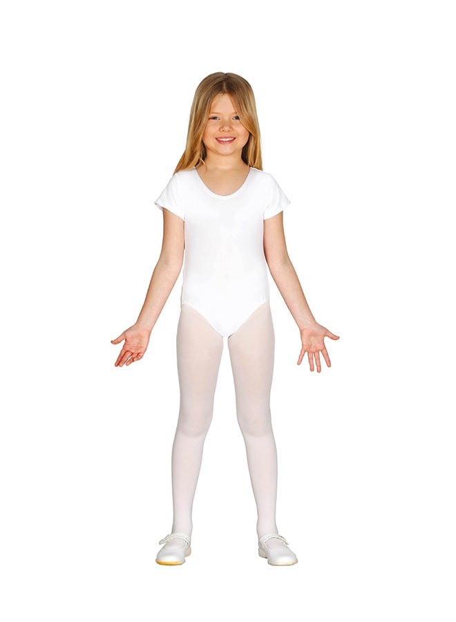 Fiestas Guirca Children's White Bodysuit, 5-8 Years.