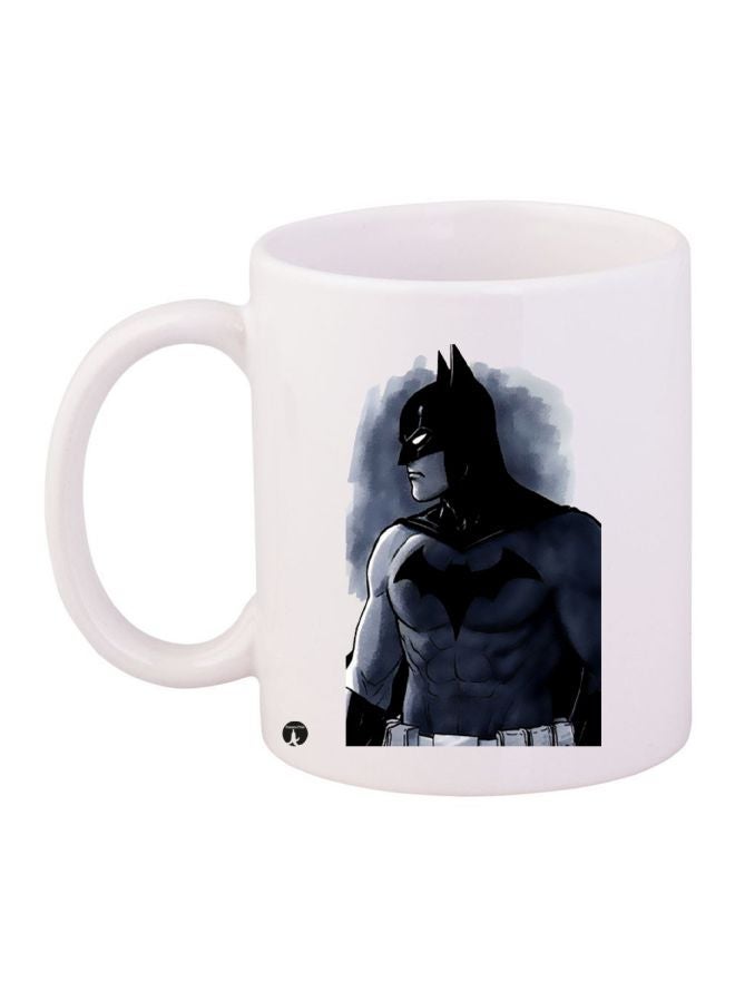 RYN Batman Printed Coffee Mug White/Black 11ounce
