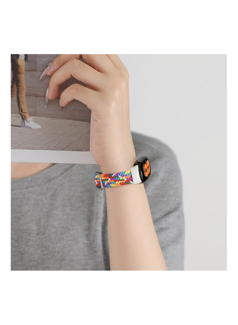 KASTWAVE حزام مضفر متوافق مع Xiaomi Smart Band 8، حزام رياضي من النايلون الناعم، حزام رياضي مرن قابل للتنفس وقابل للتمدد للنساء والرجال والأطفال، 10 قطع - Image 3