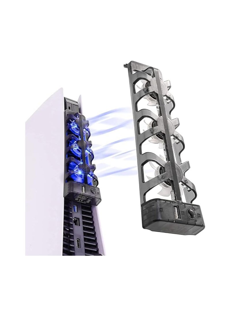 Generic External USB Cooling Fan with LED Light, Compatible with PS5 FAT, Disc & Digital Edition  - Image 2