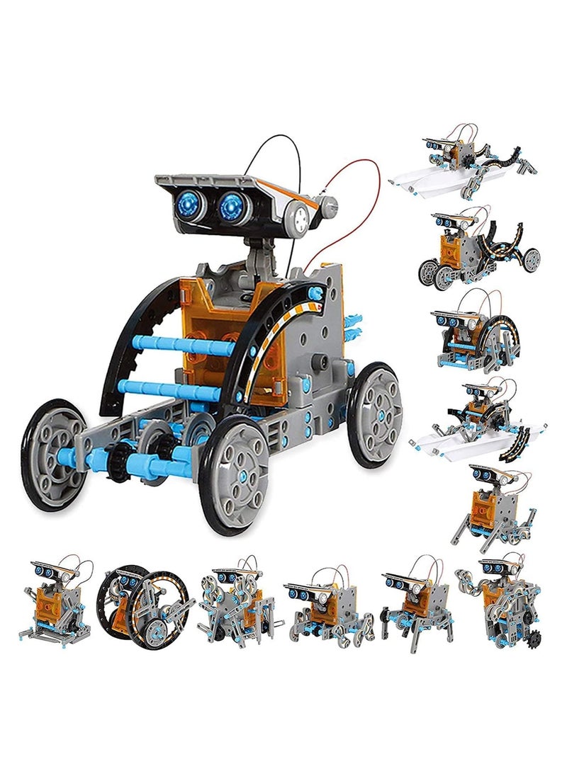 GGEROU - 13 in 1 Solar Robot Kit, Educational STEM Science Toy, DIY Solar Power Building Kit - Image 1