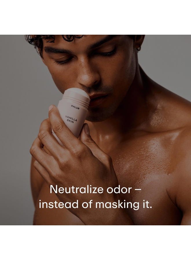 PHLUR Vanilla Skin Natural Deodorant - 48 Hour Odor Protection Natural Baking Soda Free & Aluminum Free, Salicylic Acid, Arrowroot Powder, Algae & Tamanu Oil - No Residue or Irritation - Image 4