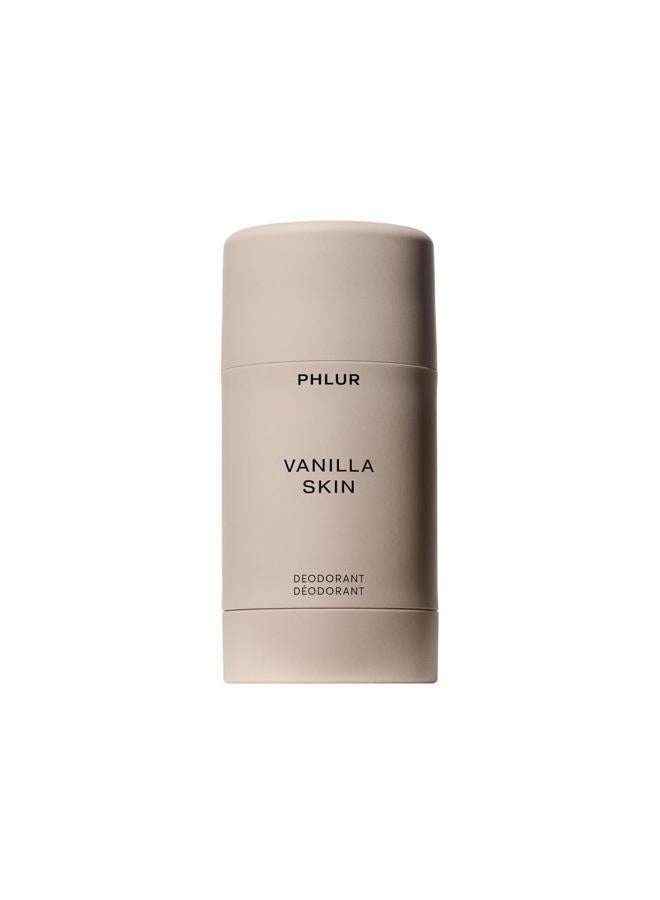 PHLUR Vanilla Skin Natural Deodorant - 48 Hour Odor Protection Natural Baking Soda Free & Aluminum Free, Salicylic Acid, Arrowroot Powder, Algae & Tamanu Oil - No Residue or Irritation - Image 1