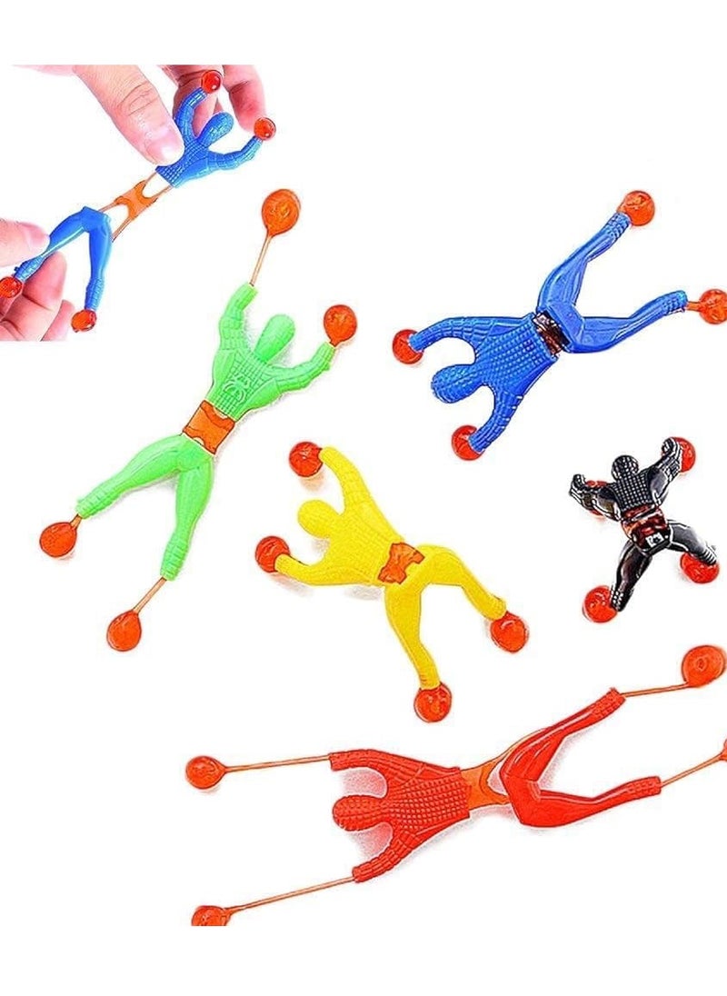 General - Climbing Man, 10pcs Sticky Wall Climber Toys for Men, Creative Tricky Window Toys,, Party Favors - Image 1