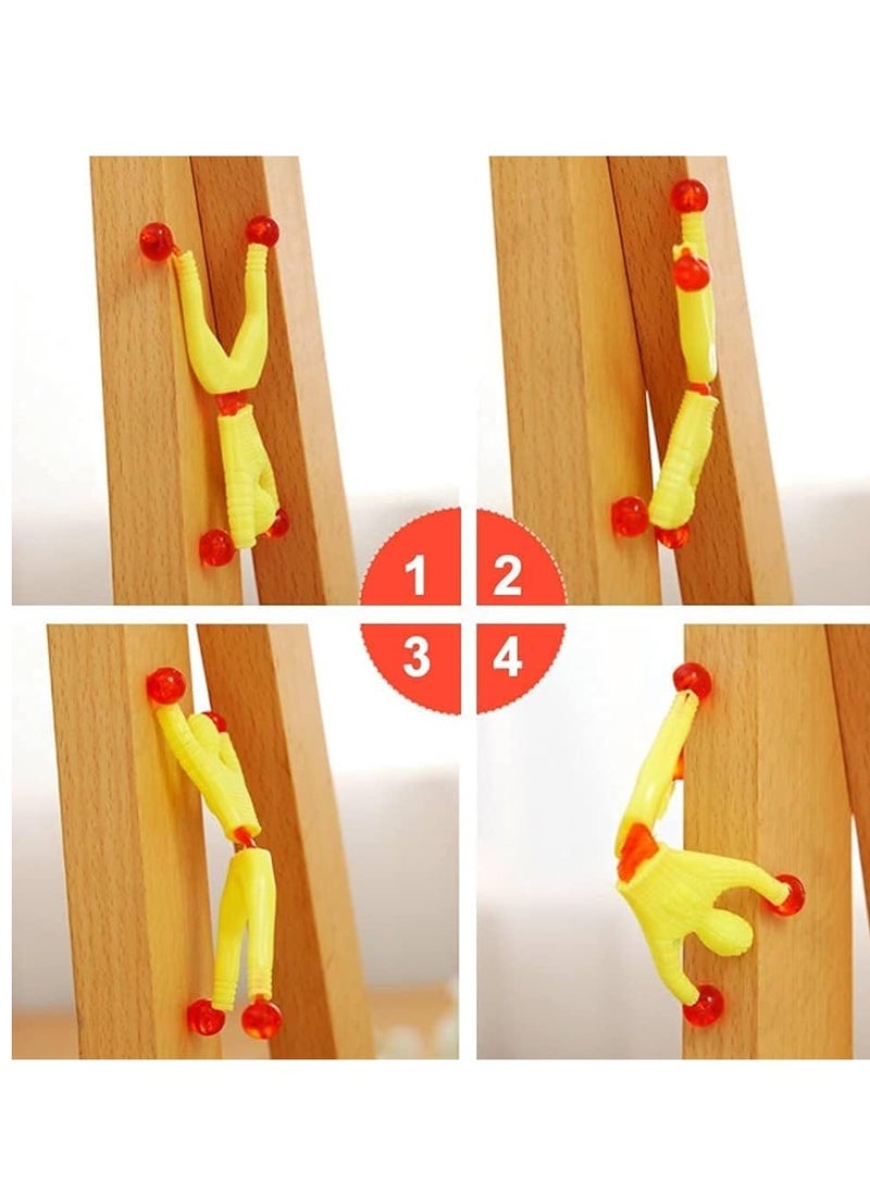 General - Climbing Man, 10pcs Sticky Wall Climber Toys for Men, Creative Tricky Window Toys,, Party Favors - Image 1