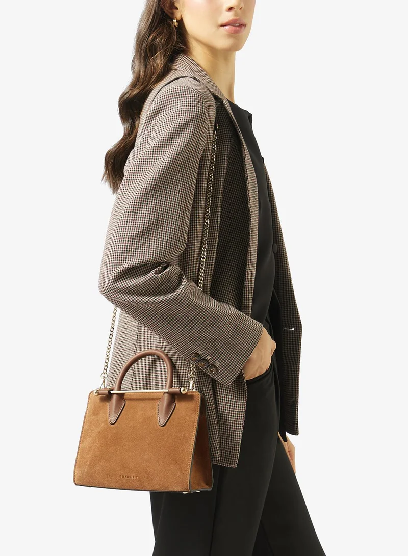 Strathberry Mini Tote In Suede