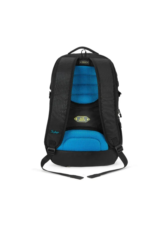 Skybags SKYBAGS Strider Nxt Unisex Black College Laptop Backpack with Rain Cover 23 Ltr. - SK LPBPSTN4HBLK