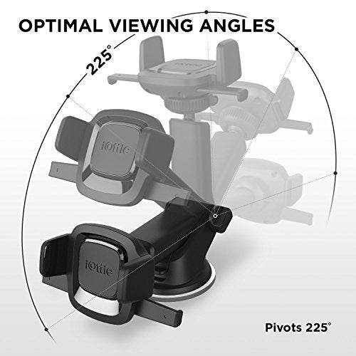 iOttie Easy One Touch Mini Dash & Windshield Car Mount Phone Holder || iPhone Xs Max R 8 Plus 7 Samsung Galaxy S10 E S9 S8 Plus Edge, Note 9 & Other Smartphones - Image 3