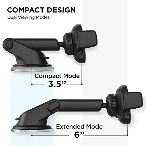 iOttie Easy One Touch Mini Dash & Windshield Car Mount Phone Holder || iPhone Xs Max R 8 Plus 7 Samsung Galaxy S10 E S9 S8 Plus Edge, Note 9 & Other Smartphones - Image 5