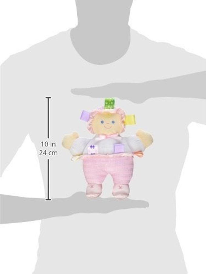Mary Meyer Taggies Developmental Baby Doll, Pink, 8-Inch - Image 3