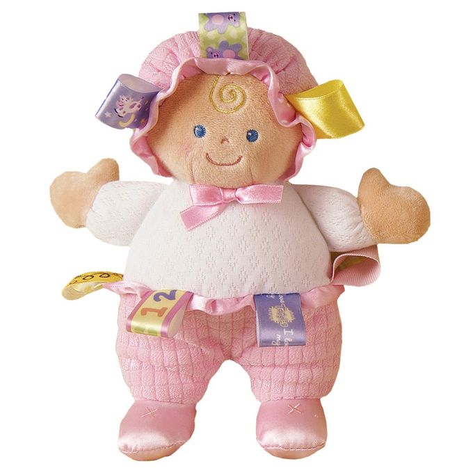 Mary Meyer Taggies Developmental Baby Doll, Pink, 8-Inch - Image 1