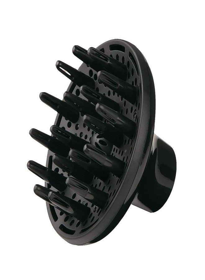 TORLEN PROFESSIONAL-D-01 Ceramic Technology Diffuser Design For Use With Professional Blow Hair Dryers For Frizz Free Curls And Waves, Black - Image 1