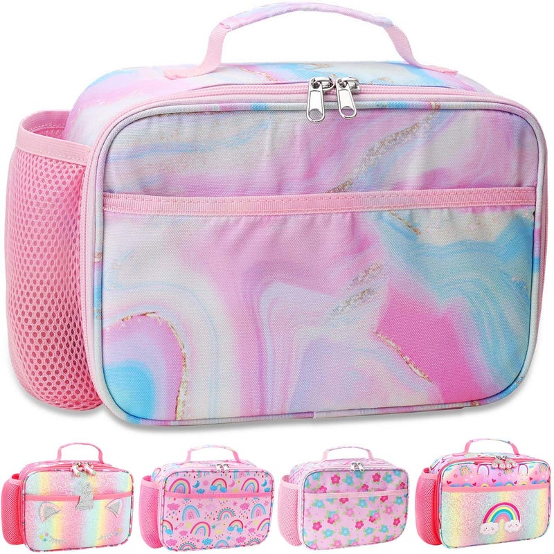 RHCPFOVR Kids Lunch Bag Insulated Lunch Box for Boys GirlsWashable Lunch Bag and Reusable Toddler Leakproof Lunchbox for School and Daycare