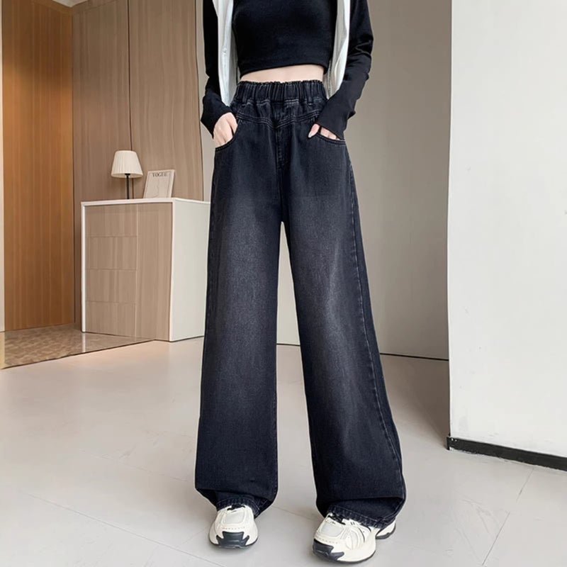 Unisex Casual Daily Denim Jeans - Image 3