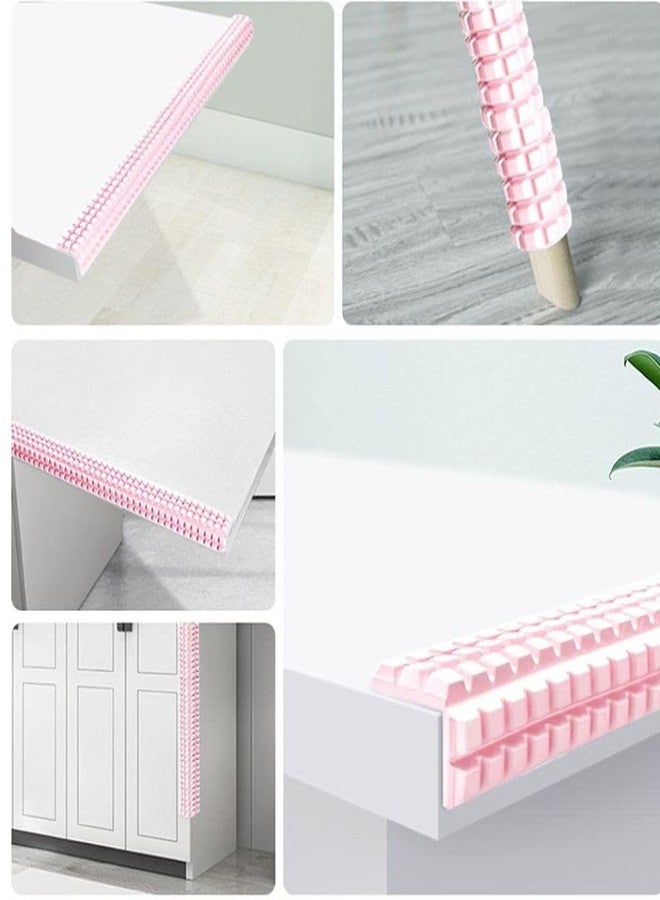 Trifecta Table Protection Strip Edge Safety Protector, Extra Soft Foam Strip for Baby, Flexible Baby Proofing Corner Guards, Safety Bumper for Table, Desk, BPA Free (Pink, Pack of 1) - Image 4