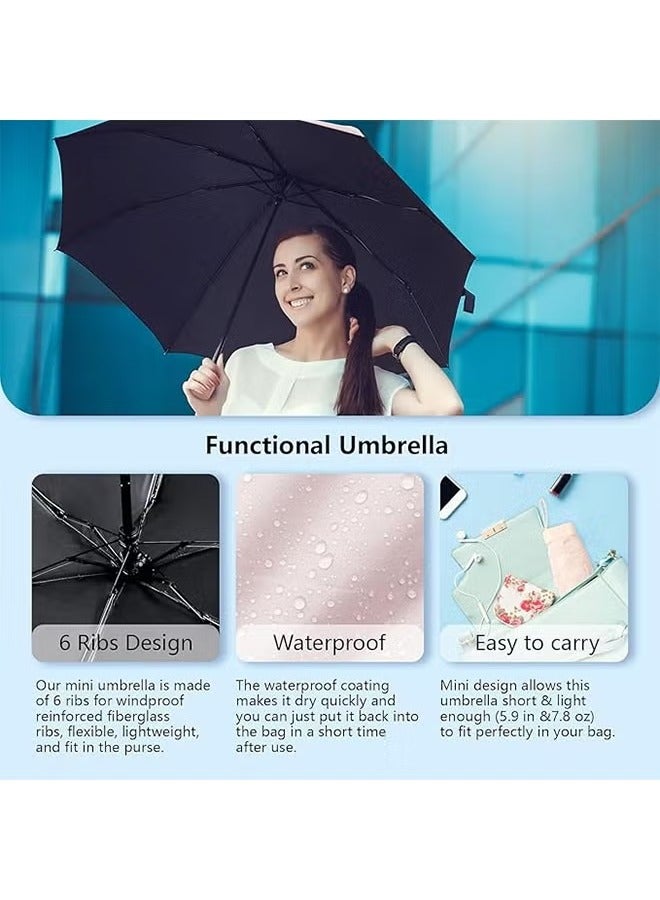 NH Portable Mini Capsule Umbrella: Suitable for both sunny and rainy days, with effective sun protection. This lightweight folding umbrella provides windproof and sunshade protection for the whole family (suitable for both boys and girls). - Image 5