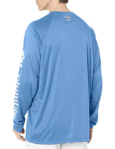 Columbia Mens PFG Terminal Tackle Long Sleeve Fishing Shirt White CapWhite Logo XLarge - Image 3