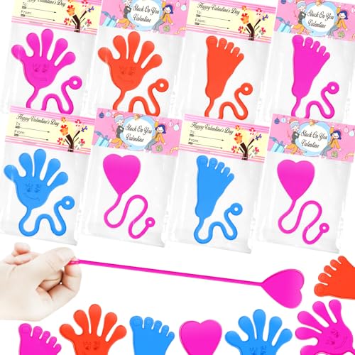Leetous Preschool Valentines Party Favors Supplies Gifts for Kids Kindergarten 48 Pack Bulk Exchange Toys Cards Non Candy Treats for Classroom Boys Girls Valentines Prizes Games for School Classmates - Image 1