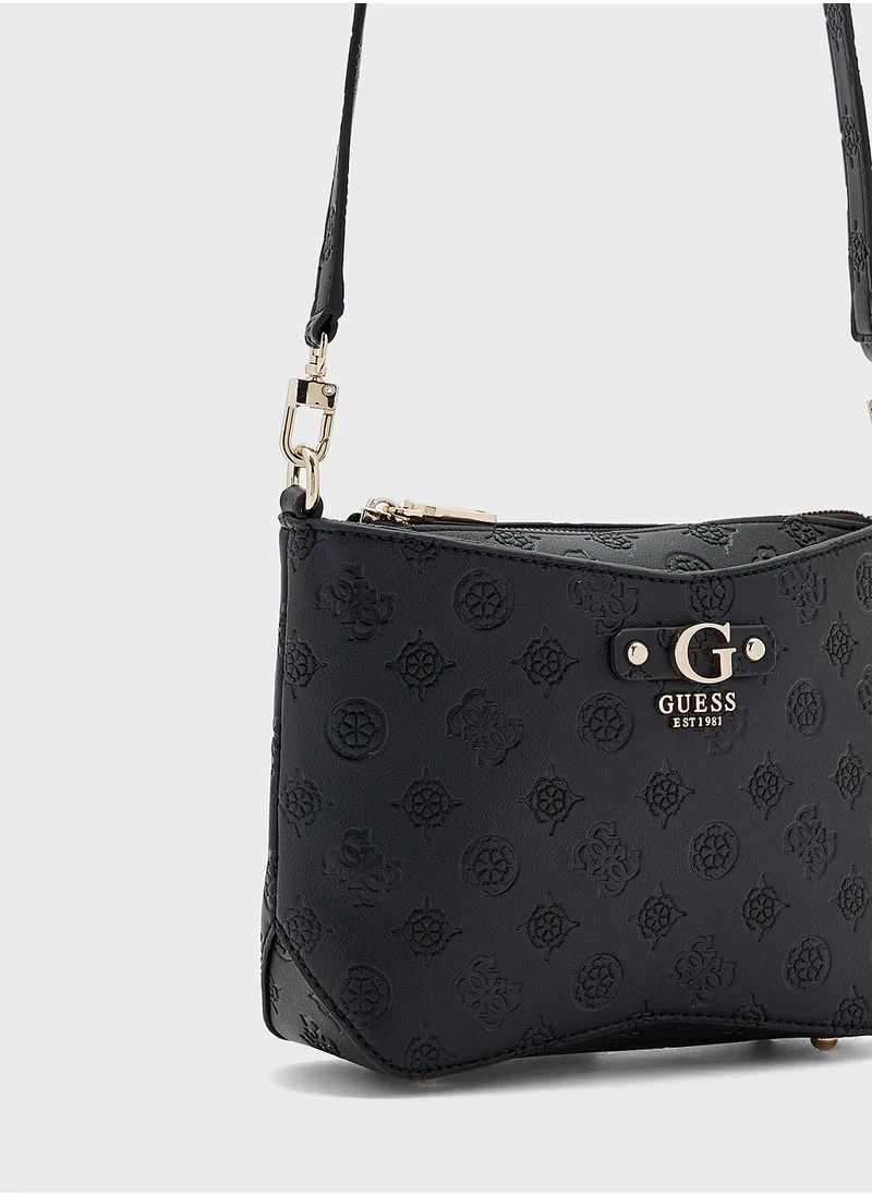 GUESS Gerty Top Zip Crossbody