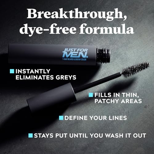 Just for Men 1Day Beard Brow Color Temporary Color for Beard and Eyebrows For a Fuller WellDefined Look Up to 30 Applications Light Brown Ships in EcoFriendly Packaging Pack of 3 - Image 3