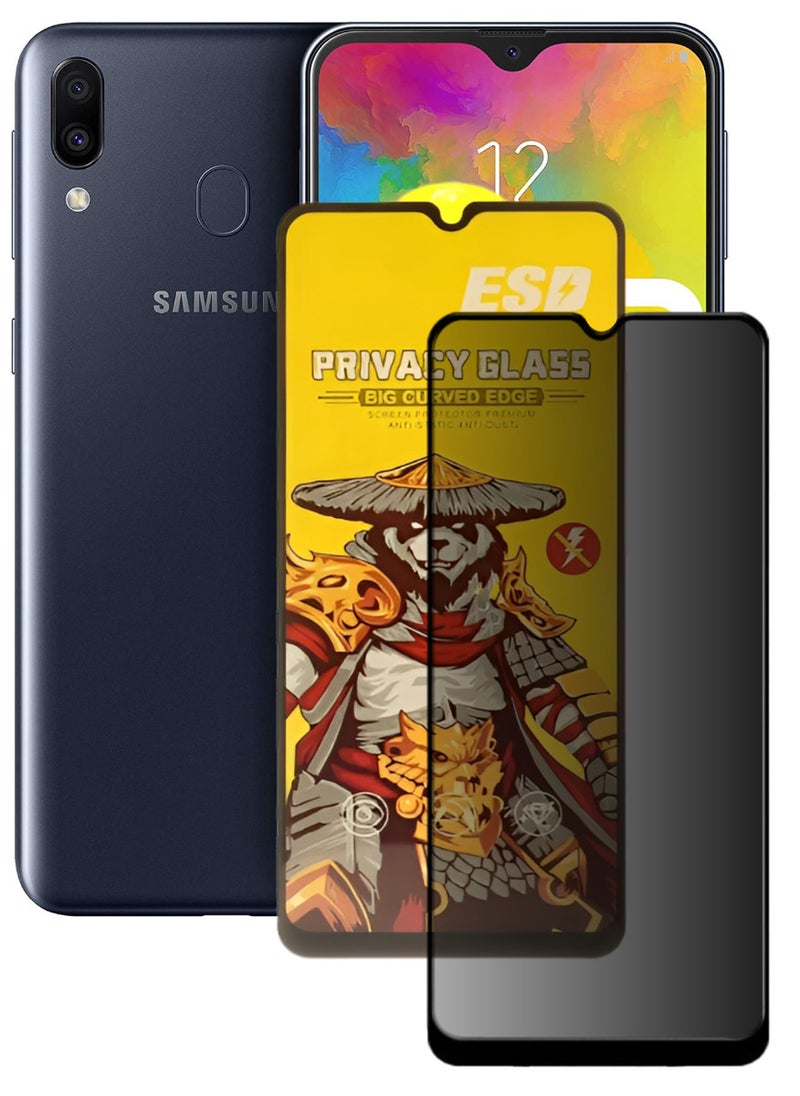 ESD Tempered Dustproof Privacy Glass Screen Protector Compatible For Samsung Galaxy M20 - Image 1