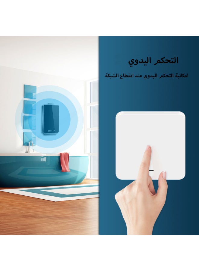 دع التقنية مفتاح مكيف ذكي مدعوم بالتحكم عن بعد - رمادى - Image 4