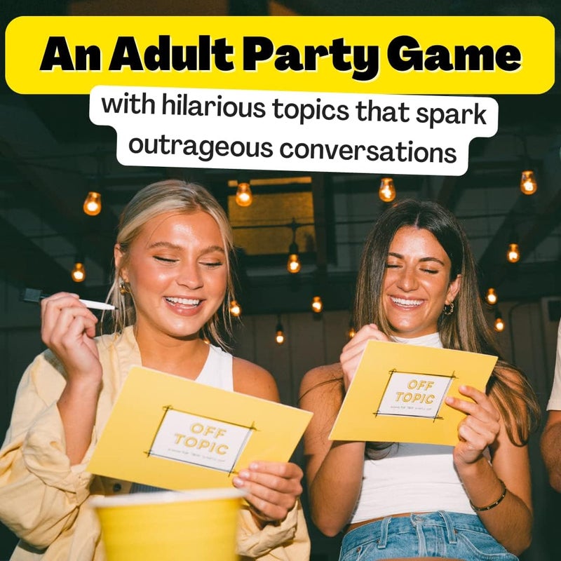 OFF TOPIC Store Party Game for Adults - Fun Adult Board Games for Groups of 2-8 Players - Hilarious Game Night Card Game for Friends, Family & More - Image 2