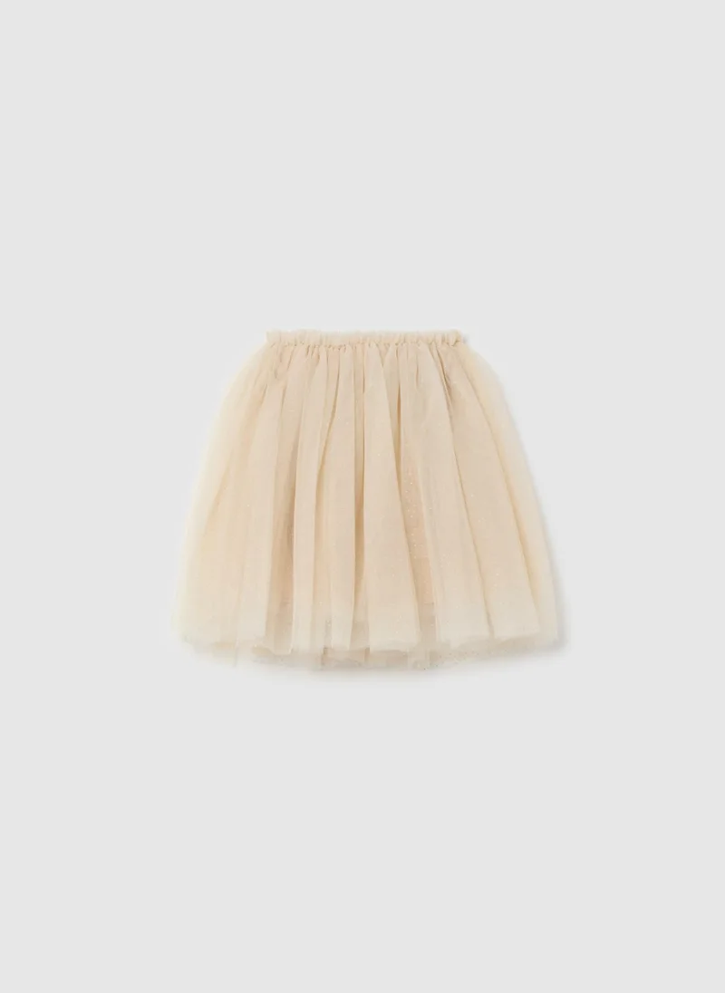 Ovs Tulle Skirt With Glitter