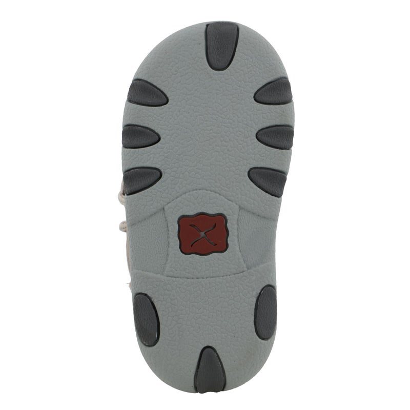 Twisted X Infant's Chukka Driving Moc, Moc Toe, Grey & Light Grey, 2 M - Image 2