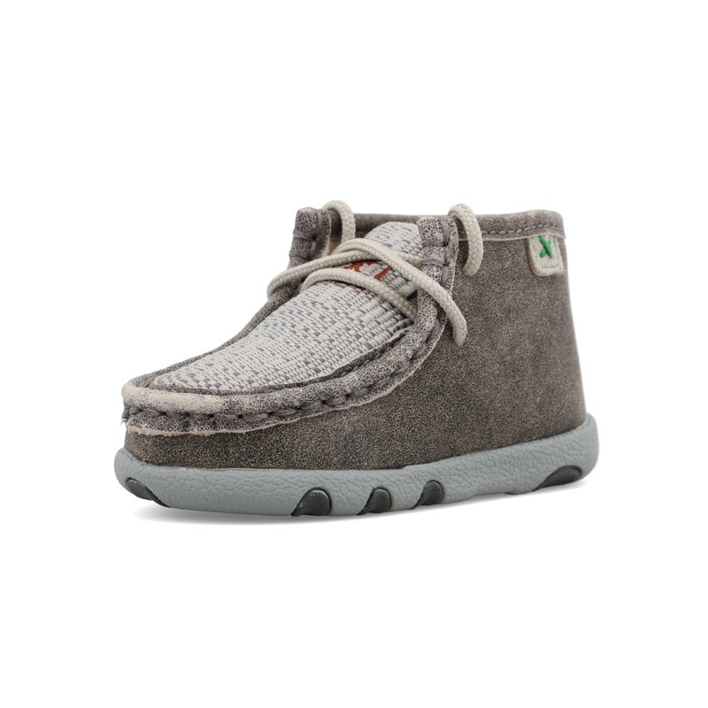 Twisted X Infant's Chukka Driving Moc, Moc Toe, Grey & Light Grey, 2 M - Image 1