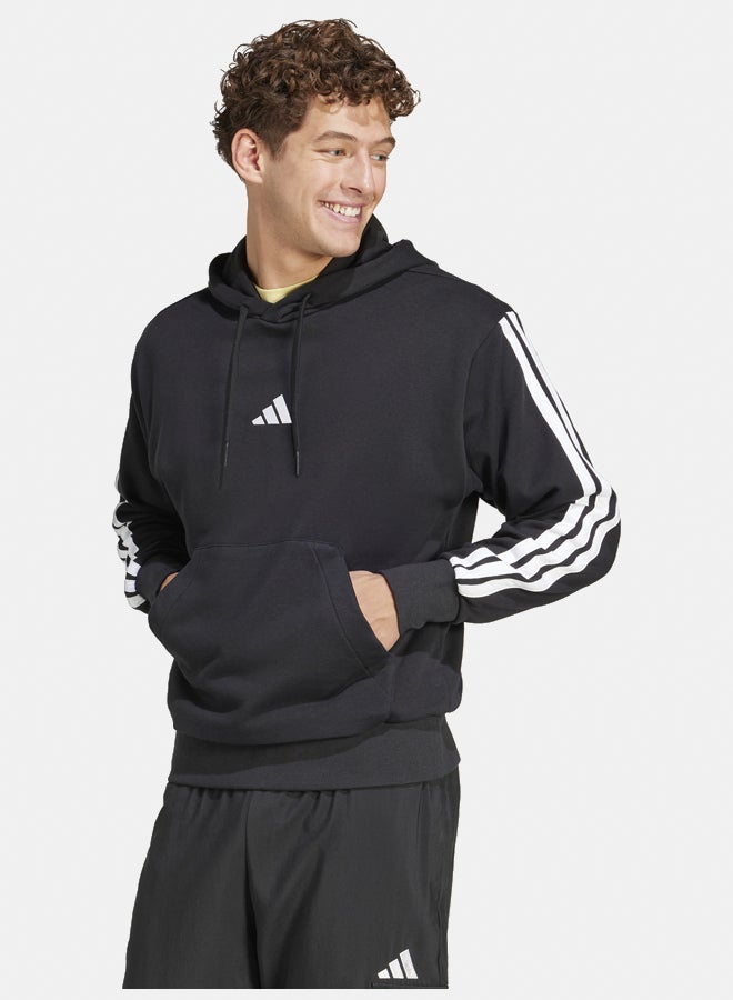 Adidas essentials three stripes french terry men's hooded sweatshirt  - Image 1
