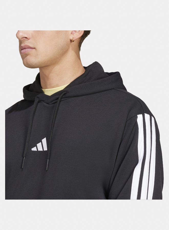 Adidas essentials three stripes french terry men's hooded sweatshirt  - Image 3