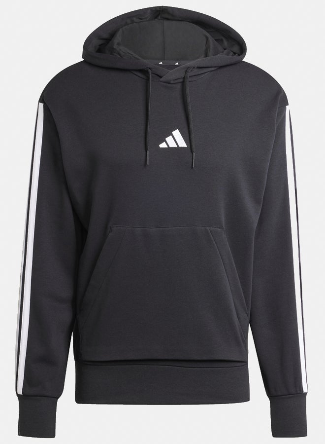 Adidas essentials three stripes french terry men's hooded sweatshirt  - Image 2