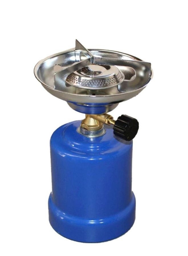 Microplus Portable Gas Stove with 800 High Burning Rate Blue/Silver PS-8014 - Image 1