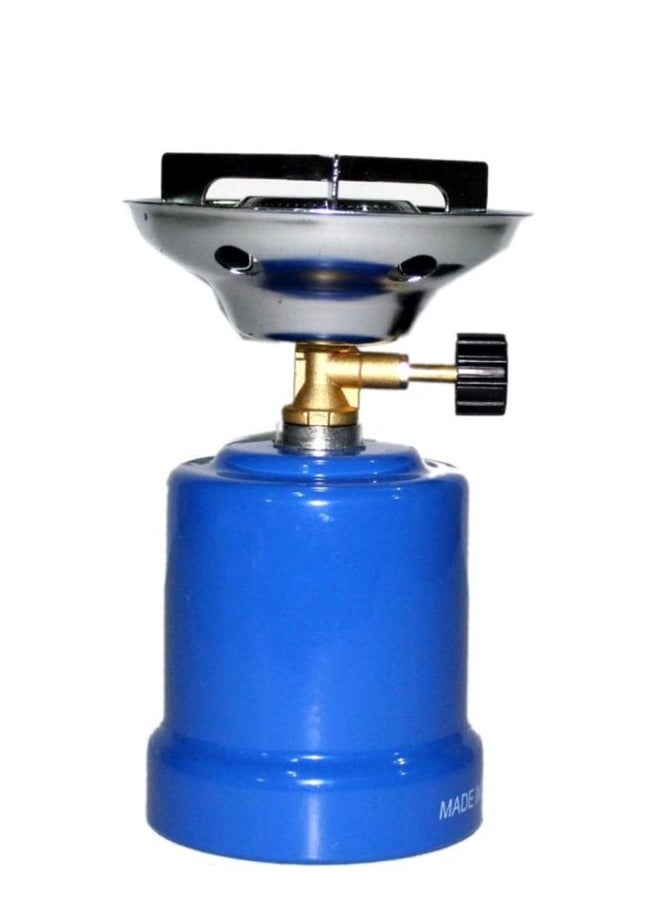 Microplus Portable Gas Stove with 800 High Burning Rate Blue/Silver PS-8014 - Image 2